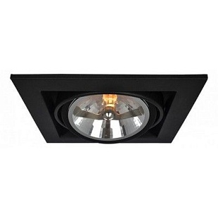 Светильник встраиваемый ARTE LAMP Cardani A5935PL-1BK